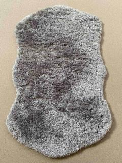 67x110 cm, SC02 Pihe-Puha, mosható, csúszásmentes szőnyeg bárány bőr mintázattal Gray
