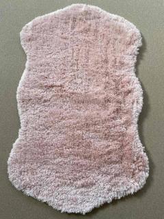 67x110 cm, SC03 Pihe-Puha, mosható, csúszásmentes szőnyeg bárány bőr mintázattal- Powder