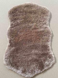 67x110 cm, SC06 Pihe-Puha, mosható, csúszásmentes szőnyeg bárány bőr mintázattal -Camel