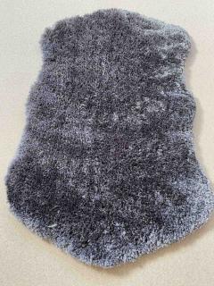80x150 cm, SC01 Pihe-Puha, mosható, csúszásmentes szőnyeg bárány bőr mintázattal Anthracite