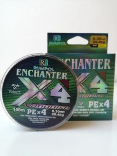 Enchanter Vanquish PE X4 150m 0,20mm 15,7kg  Fonott Zsinór