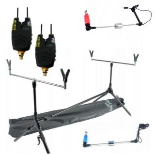 Jaxon Xtr Carp Rod Pod 2 Botos Szett + Kapásjelző + Swinger+Táska