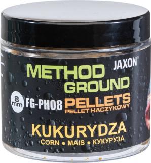 Method Ground Pellets Kukoricás Fúrt Horog Pellet 8mm 100g