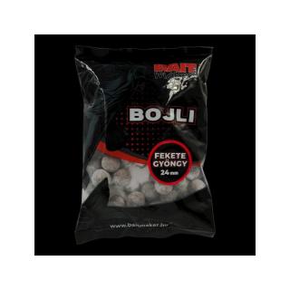 BAIT MAKER Bojli 24 mm FEKETE GYÖNGY (halas) 800 g