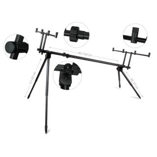 Carp Academy Alcatraz Rod Pod Black (6123-002)