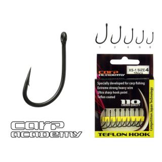 Carp Academy Teflon XS-1 hook 1-es horog