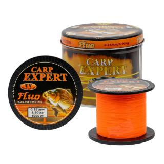 CARP EXPERT UV FLUO ORANGE monofil zsinór 1000m 0.30-as fémdobozos