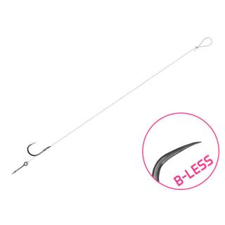 Delphin FLR STING Fluocarbon előkötött 10-es, szakáll nélküli horog, 5 mm-es csalitüskével