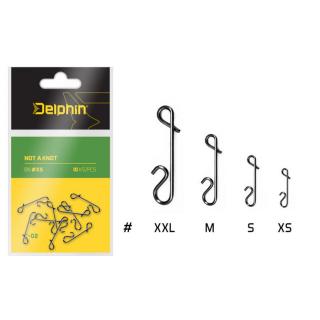 Delphin Not A Knot kapocs C-02 10db BN/M