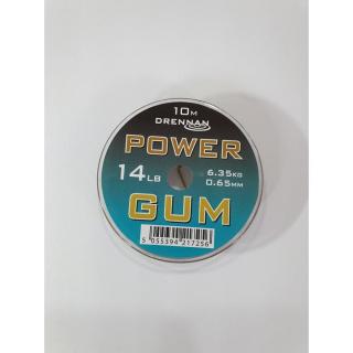 Drennan Power erőgumi 10m 14lb 0,65mm 6,3kg barna