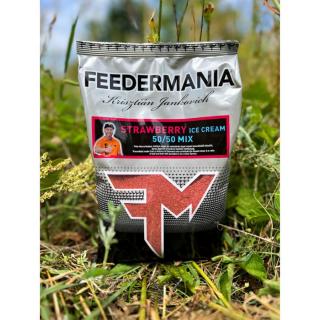 Feedermánia GROUNDBAIT 50/50 MIX STRAWBERRY ICE CREAM etetőanyag