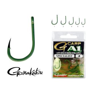 GAMAKATSU A1 Carp Green Specialist hook 2-es horog