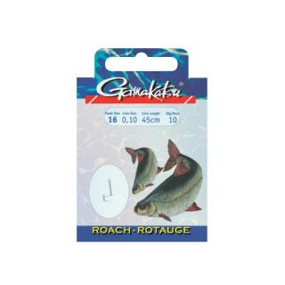 GAMAKATSU ROACH 1050N ELŐKÖTÖTT horog 10db/cs  0,10mm/10-es horog