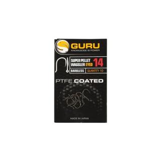 GURU Super Pellet Waggler hook 16-os horog (szakáll nélküli/füles)