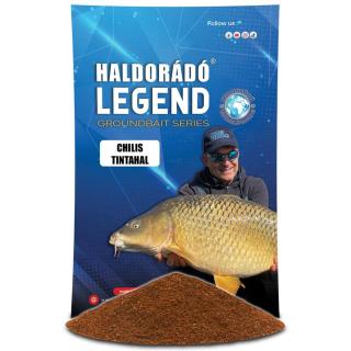 Haldorádó LEGEND Groundbait - Chilis Tintahal etetőanyag 800g