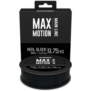 HALDORÁDÓ MAX MOTION Real Black 0,27 mm / 800 m zsinór - 9,75 kg