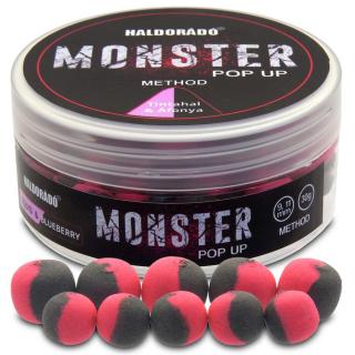 Haldorádó MONSTER Pop Up Method 9, 11 mm - Tintahal  Áfonya 30g