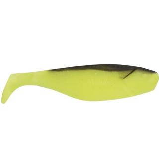 MANN'S SHAD gumihal 4.5cm FCHBB-Fluosárga, fekete háttal