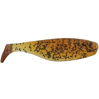 MANN'S SHAD gumihal 8cm, AS-Mézszínű, fekete glitter 5db/cs