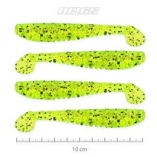 Nevis IMPULSE SHAD 10CM 4DB/CS FLUOZÖLD FLITTER