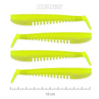 Nevis IMPULSE SHAD 10CM 4DB/CS FLUOZÖLD