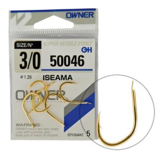 OWNER ISEAMA GOLD 50046 horog – 4-es méret