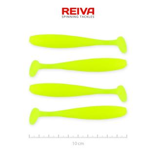 REIVA Flash Shad 10cm gumihal Citromsárga