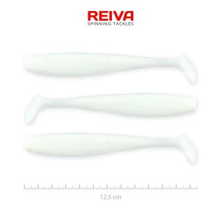 REIVA Flash Shad 12.5cm gumihal Fehér