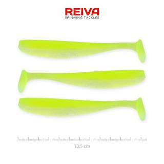 REIVA Flash Shad 12.5cm gumihal Sárga-ezüst