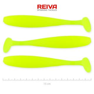 REIVA Flash Shad 15cm gumihal Citromsárga