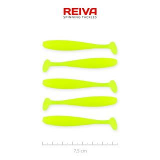 REIVA Flash Shad 7.5cm gumihal Citromsárga