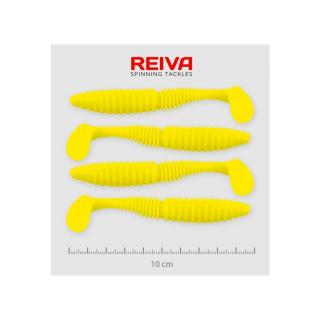 Reiva ZANDER POWER SHAD gumihal 10CM 4DB/CS /CITROMSÁRGA/