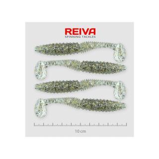 Reiva ZANDER POWER SHAD  gumihal 10CM 4DB/CS /EZÜST-FLITTER/