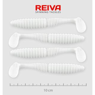 Reiva ZANDER POWER SHAD gumihal 10CM 4DB/CS /FEHÉR/