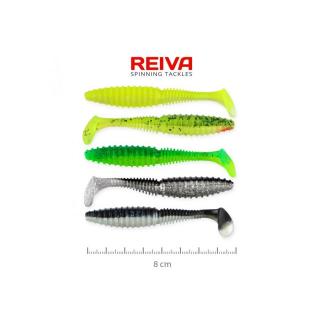 Reiva ZANDER POWER SHAD gumihal 8CM 5DB/CS (5SZÍN)