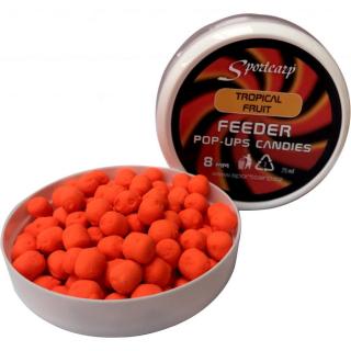 Sportcarp Feeder Pop-ups Candies Tropical fruit (trópusi gyümölcs, narancssárga) 8mm, 75 ml