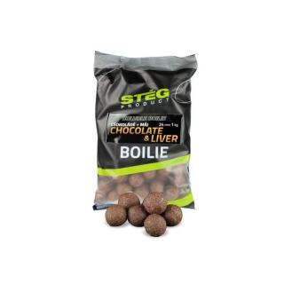 Stég Product Soluble Boilie 24mm ChocolateLiver (csoki-máj) 1kg