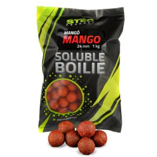 Stég Product Soluble (oldódó) boilie 24mm Mango (mangó) 1 kg