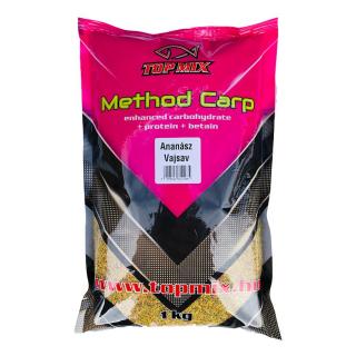 TOP MIX Method Carp Ananász - Vajsav etetőanyag 1kg