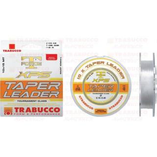 TRABUCCO T-FORCE XPS TAPER LEADER 10*15M-ES ELVÉKONYODÓ TÁVDOBÓ ELŐKE 0,20-0,50 mm