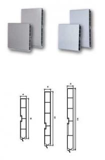 Lábazati alap 100mm nemsacél szálcsiszolt 4M (83250)