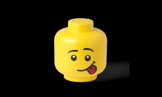 LEGO® Bolondos fiú minifigura fej tároló, nagy méret