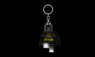 LEGO® DC Batman világítós kulcstartó - fekete