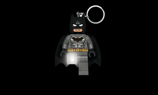 LEGO® DC Batman világítós kulcstartó - szürke