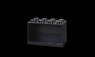 LEGO® Fekete kocka polc, 8 bütyökkel