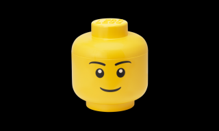 LEGO® Fiú minifigura fej tároló, nagy méret
