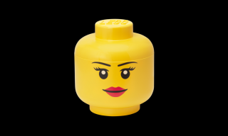 LEGO® Lány minifigura fej tároló, nagy méret