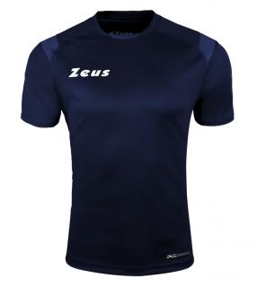 Zeus Maglia Monolith M/C rövid ujjú futball mez / sötétkék