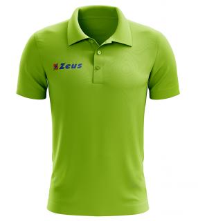 Zeus Polo Promo MAN galléros póló / neon zöld