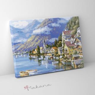 Hallstatt  - Számfestő készlet, keret nélkül (40x50 cm)